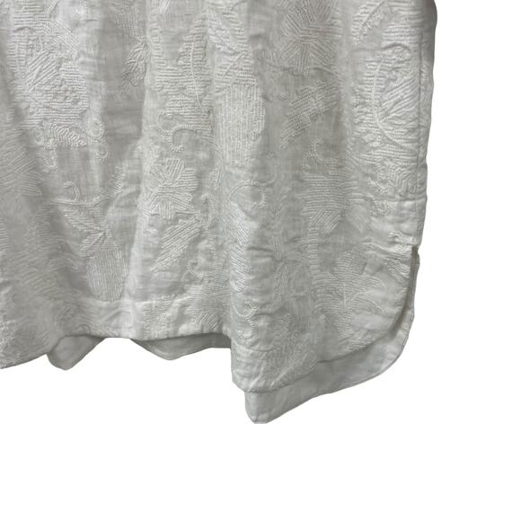 NWT $374 Abigail Zwaans St. Tropez Embroidered Tunic Dress Large - Picture 4 of 7